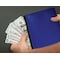Better Office Products Zippered Security Bank Deposit Bag, Blue, Leatherette, Cash Bag, Coin Bag, Utility Pouch, 6PK 24006 - alternate 5
